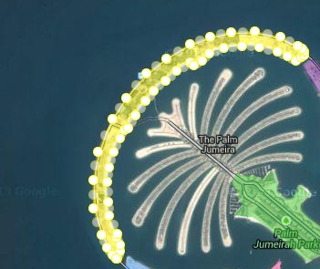 palm jumeira circle middle